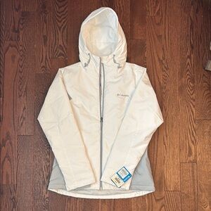 NWT Columbia Women's White Tipton Pass Waterproof Insulated Jacket